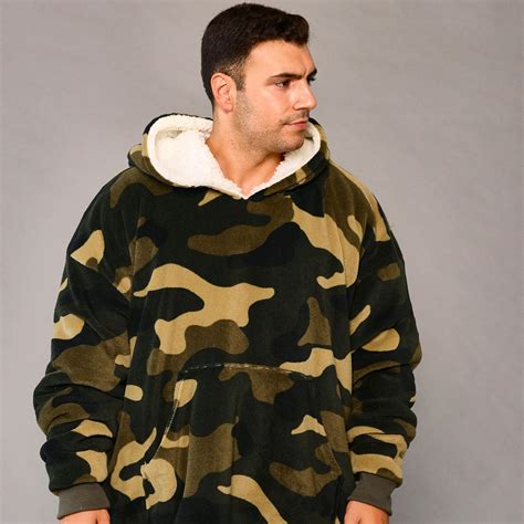 oversized wearable blanket hoodie men.